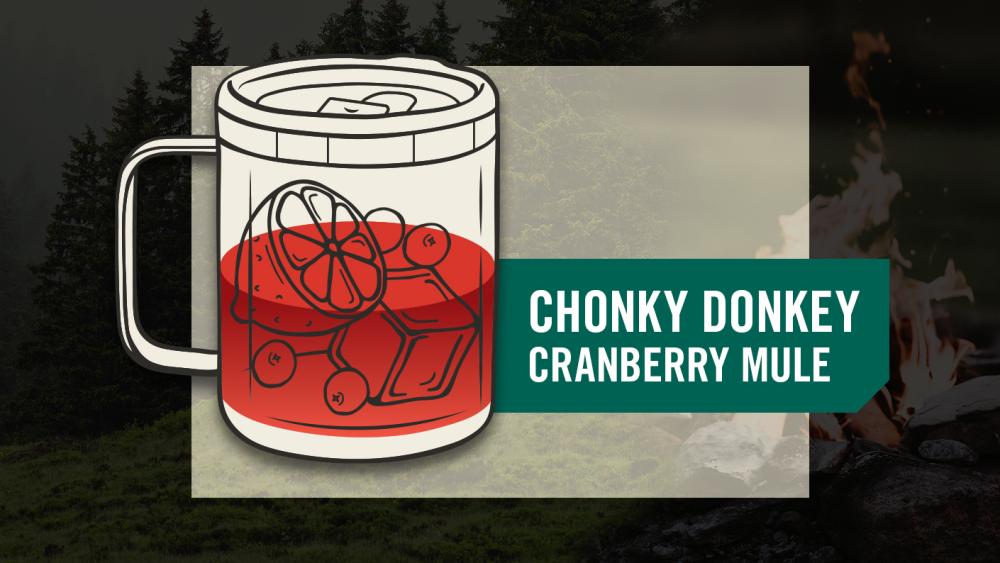 The Chonky Donkey Cranberry Mule Graphic