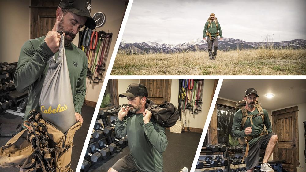 Will Schmidt demonstrating the top 5 exercises for backcountry hunting