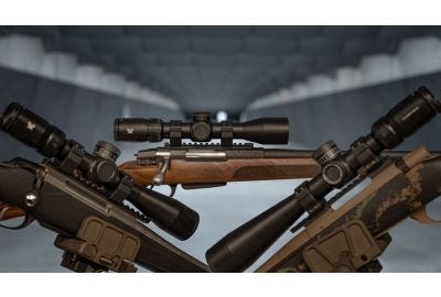 Vortex® Viper® HD riflescopes showing both capped and exposed turretss