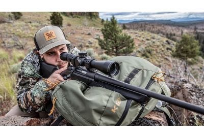 Hunter Sighting In His Vortex Riflescope