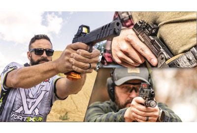 Defender Micro Red Dot family lifestyle collage