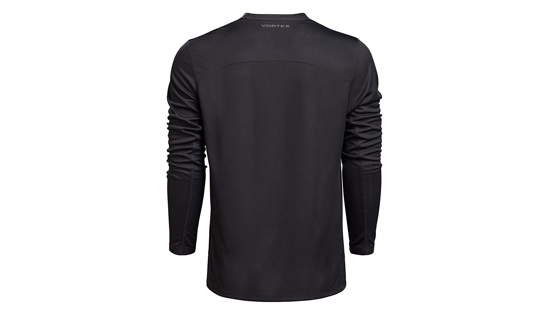 Vortex Men's Core Logo Performance Grid T-Shirt - Black