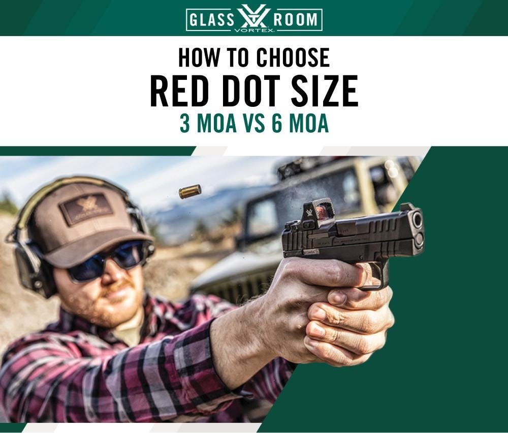 3 MOA vs 6 MOA - Best Red Dot for Your Pistol?