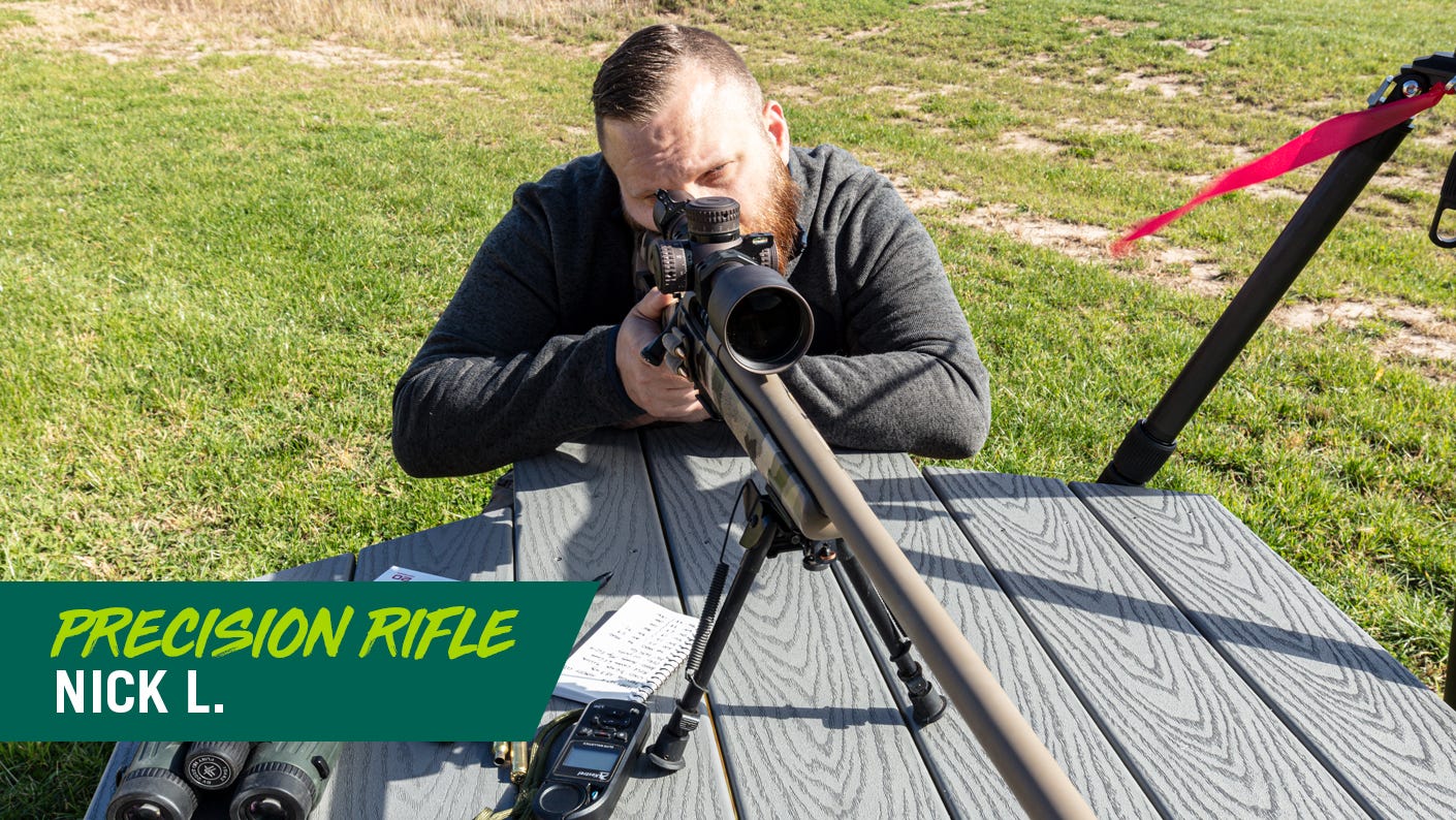 Dry fire practice at the range with Nick L.