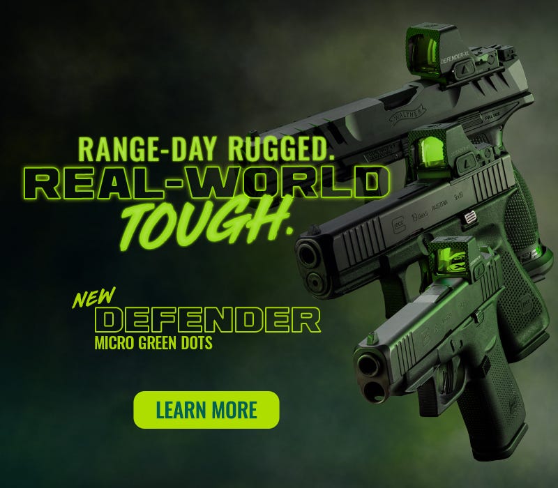 NEW Defender Green Dots. Learn More.